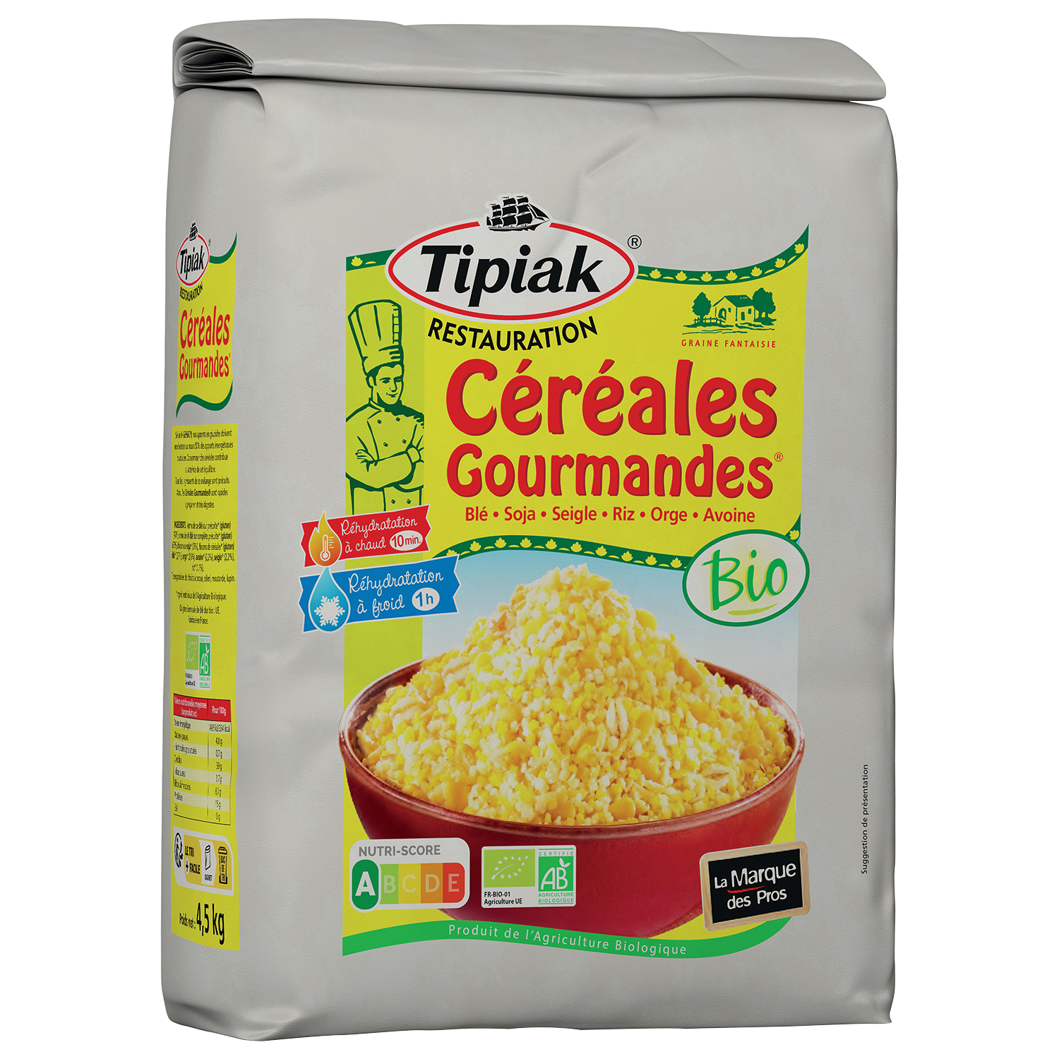 Céréales Gourmandes® Bio - 4.5 kg