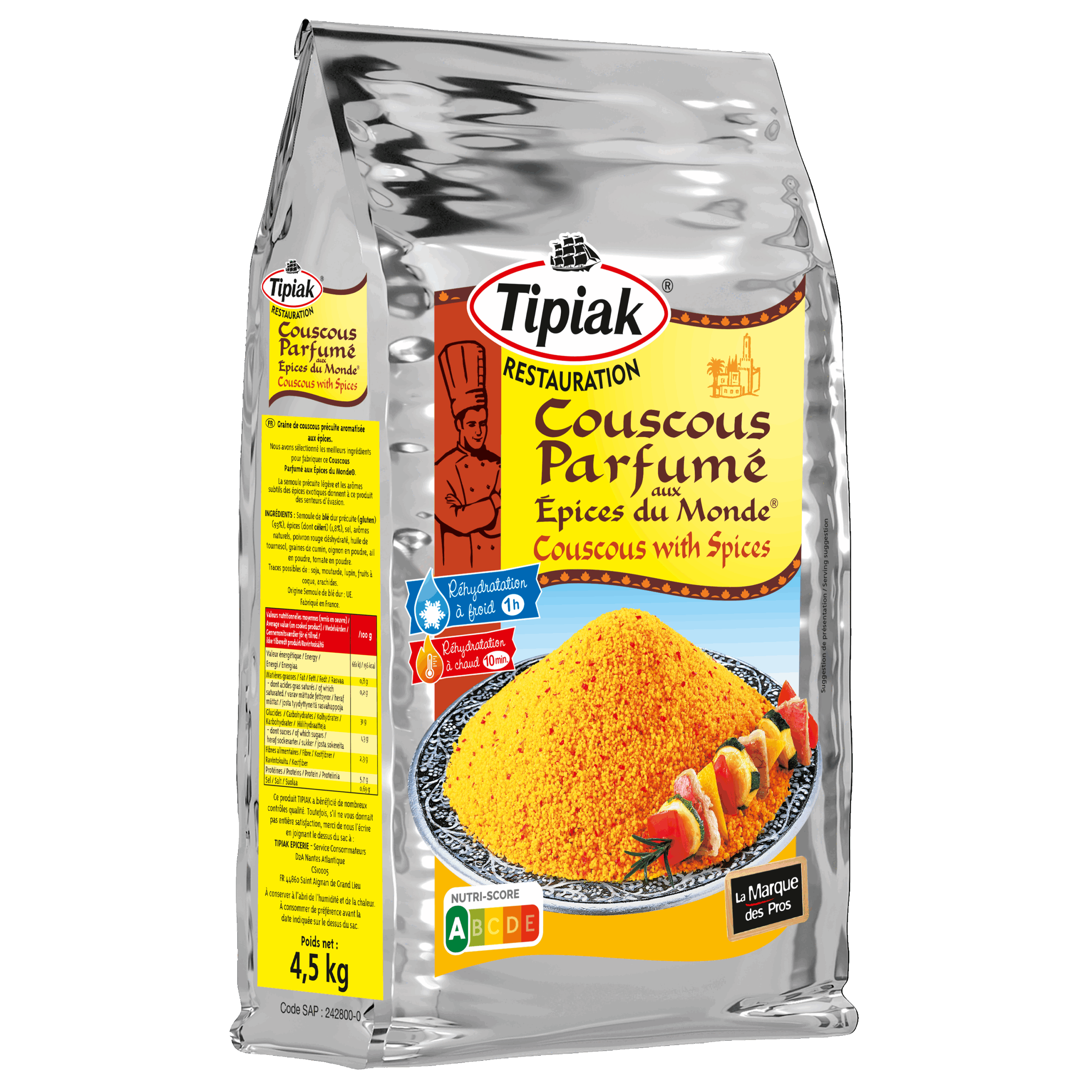 Couscous Parfumé aux Épices du monde® - 4.5 kg