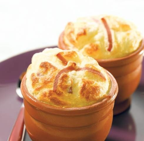 Soufflés fromage bacon